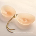 Invisible strapless self adhesive silicone bra